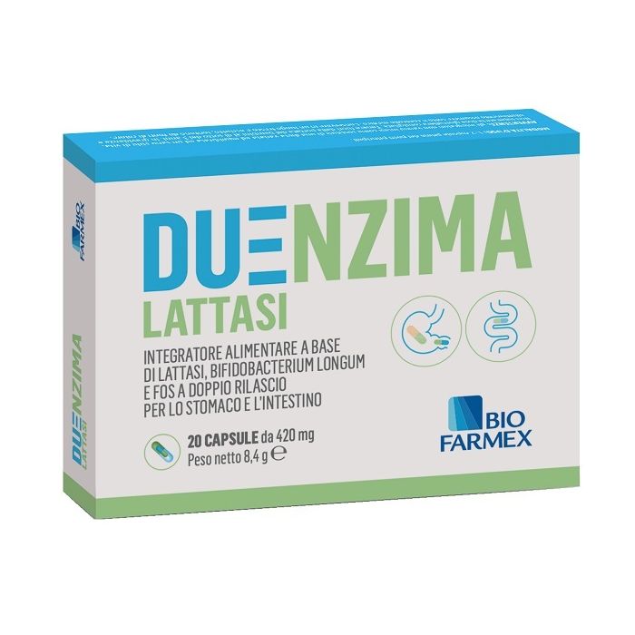 Duenzima Lattasi 20 Capsule da 421 mg