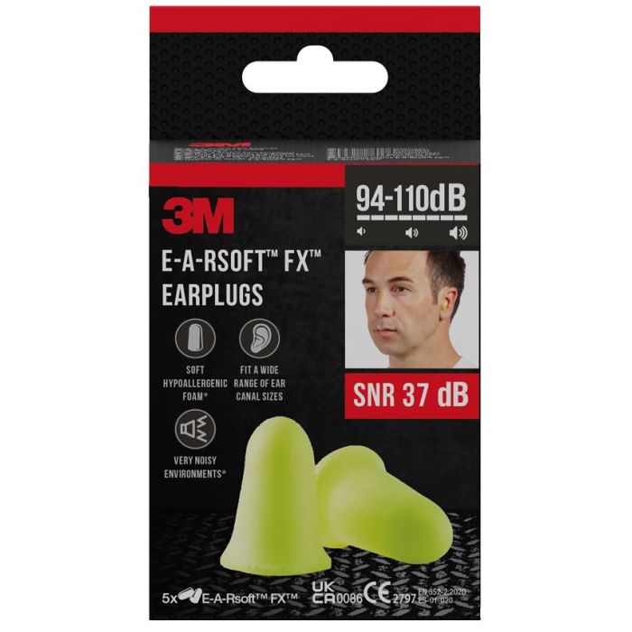 3m Inserti Auricolari Morbidi Earsoft fx 5 Paia