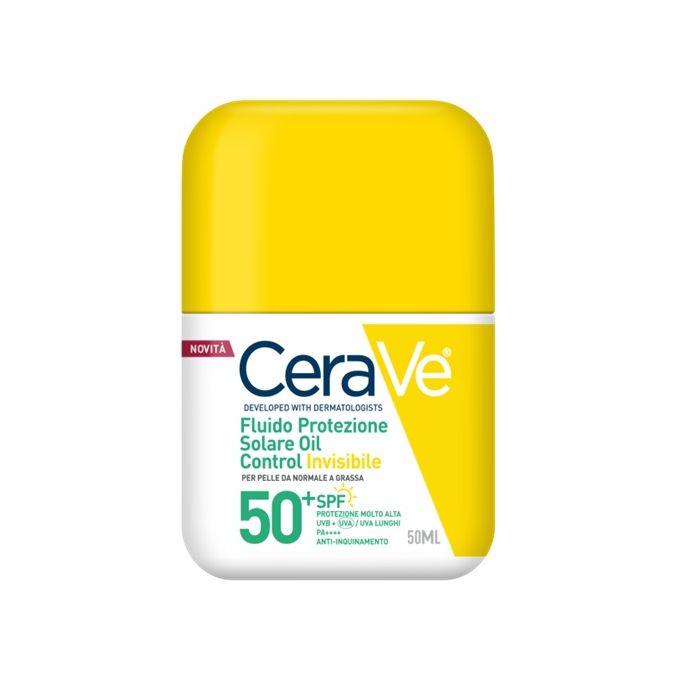 Cerave Fluido Protezione Solare Oil Control Invisibile Spf50+ 50 ml