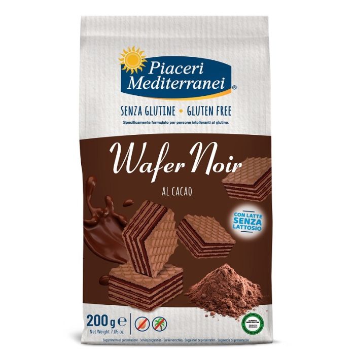 Piaceri Mediterranei Wafer Noir Cacao 5 Pezzi da 40 g