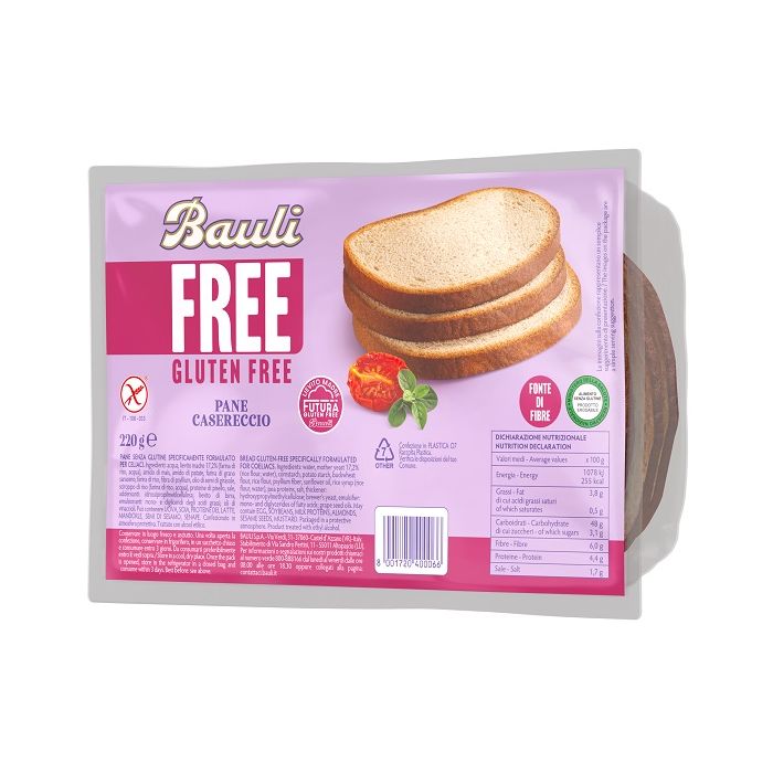 Bauli Free Pane Casereccio 220 g