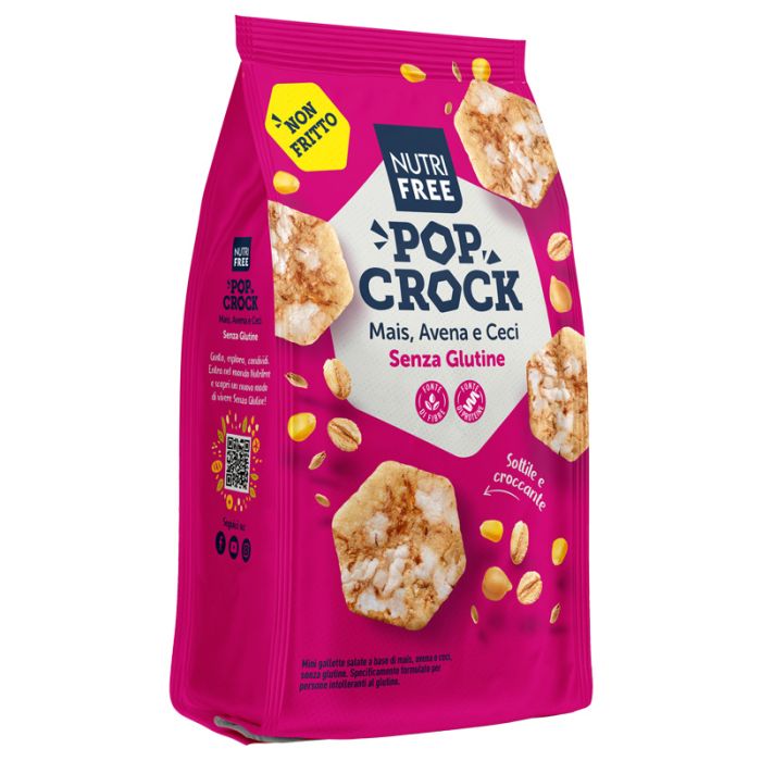 Nutrifree Pop Crock Mais Avena e Ceci 60 g