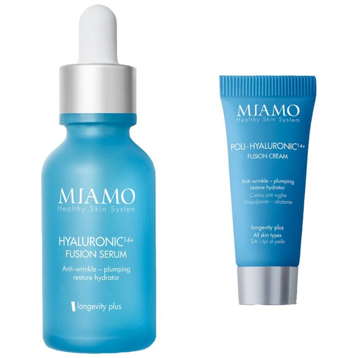 Miamo Hyaluronic14+fusion Serum Bundle Serum 30 ml + Cream 5ml