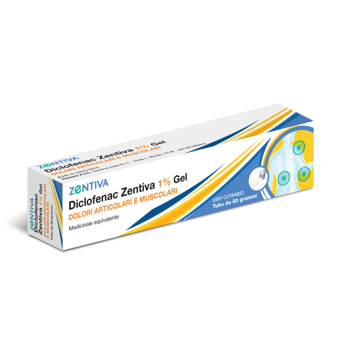 Diclofenac Zentiva*gel 50g 1%