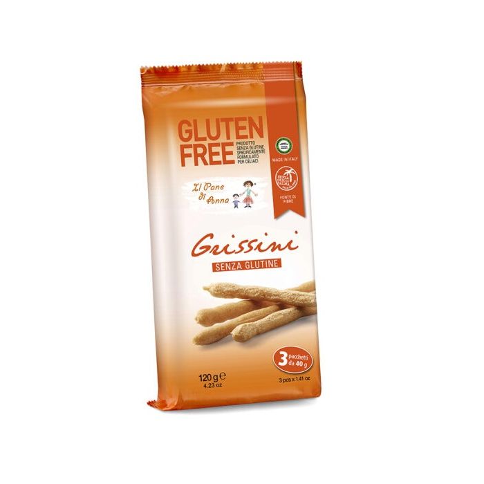Pane Anna Grissini S/latte3x40