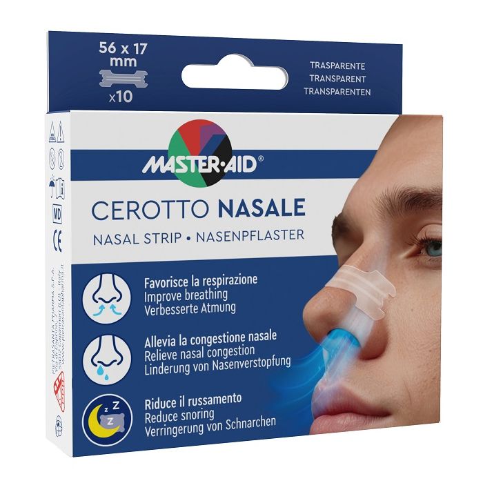 Cerotto Nasale Master-aid 56x17mm 10 Pezzi