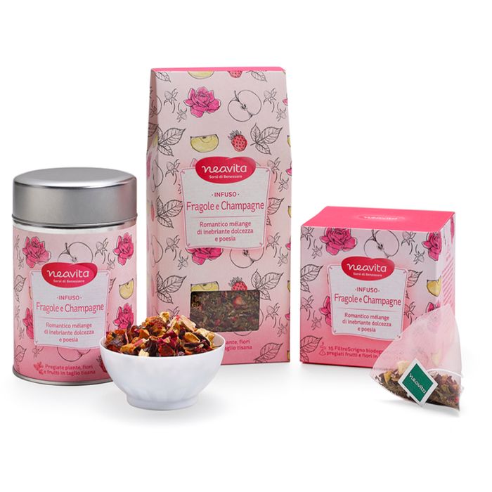 Silver Tin Fragole/champagne