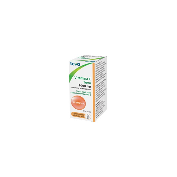 Vitamina c Teva*10cpr Eff 1g