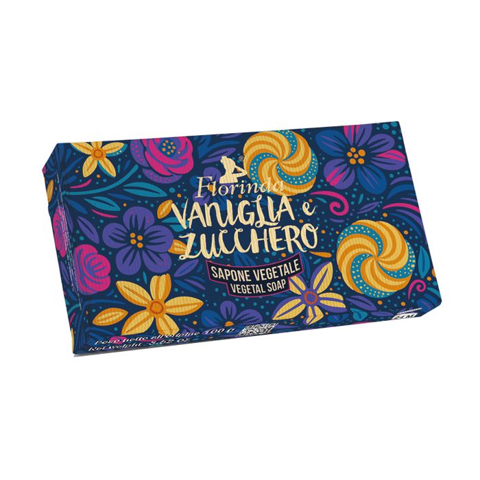 Florinda i Cremosi Vaniglia e Zucchero Sapone Vegetale 100 g