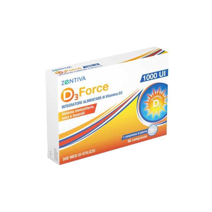 D3 Force Zentiva 1000ui 60cpr