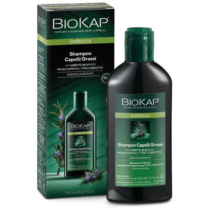 Biokap Bellezza Shampoo Capelli Grassi con Tricobiotic 200 ml