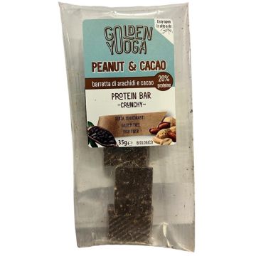Golden Yooga Peanut & Cacao Barretta di Arachidi e Cacao 6 X35 g