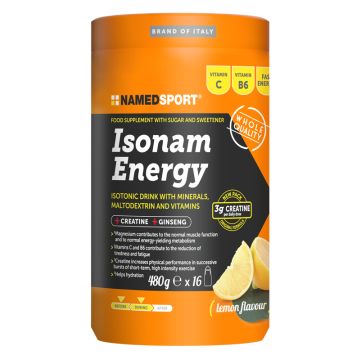 Isonam Energy Lemon Flavour 480 g