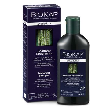 Biokap Shampoo Rinforzante Anticaduta con Tricobiotic Nuovaformula 200 ml