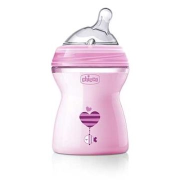 Ch Bib Nat-feel 2m+ Girl 250ml