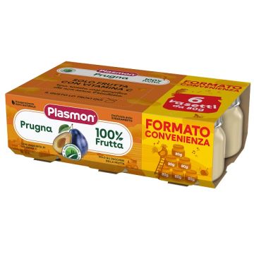 Plasmon Omog Prugna 6x80g