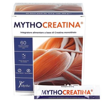 Mythocreatina 60 Stick Pack Senza Glutine Senza Lattosio