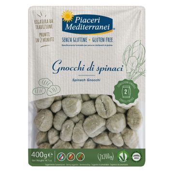 Piaceri Medit Gnoc Spinaci400g
