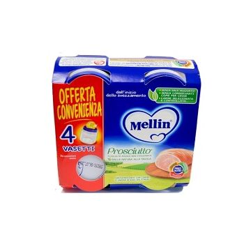 Mellin Omog Prosciutto 4x80g