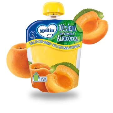 Mellin Pouch Albicocca 90g