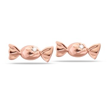 Mj Post 482 Orecchino Definitivo Medical Jewels Caramelle Oro Rosa