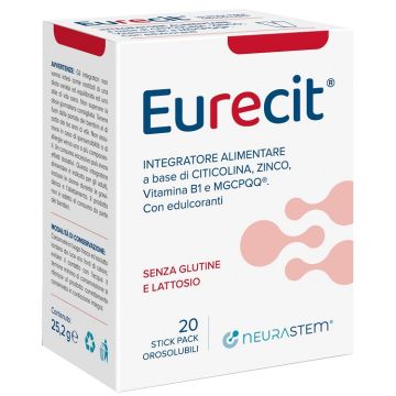 Eurecit 20 Stick Pack Orosolubili da 1,26 g