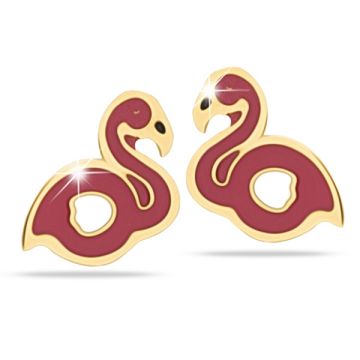 Mj Post 493 Orecchino Definitivo Medical Jewels Fenicotterirosa