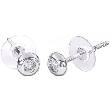 Bjt397 Orecchino Queen Rania 4mm Stainless Steel