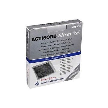 Actisorb Silv 220 10,5x10,5 3p