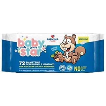 Babystar Salv Bebe' Popup 72pz