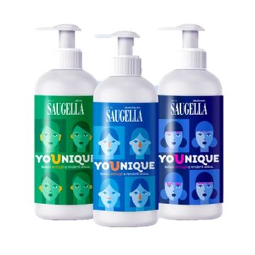 Saugella Younique Bundle 1 Dermoliquido 200 ml + 1 Attiva 200 ml + 1 Idraserum 200 ml