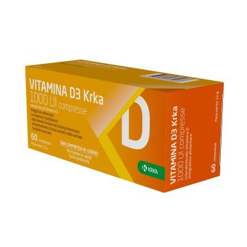 Vitamina d3 Krka 1000 ui 60cpr