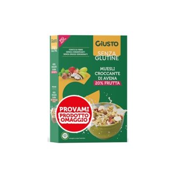 Giusto Senza Glutine Muesli Croccante Frutta 275 g Provami