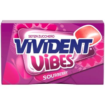 Vivident Vibes Sourberry 23 g Senza Glutine con Edulcoranti