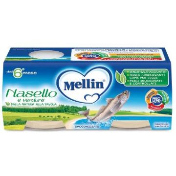 Mellin Omog Nasello 2x80g