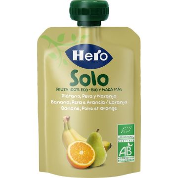 Hero Solo Frut Frul Ban/pera/a
