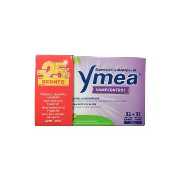 Ymea Vampcontrol Integratore Menopausa Giorno & Notte, 64 Capsule