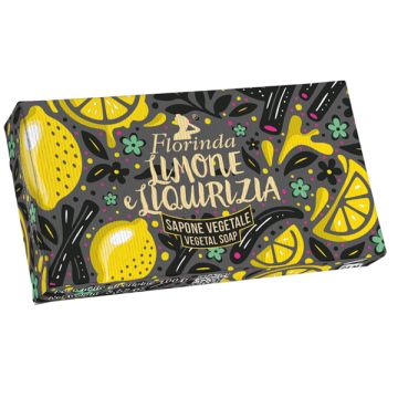 Florinda i Cremosi Limone e Liquirizia Sapone Vegetale 100 g