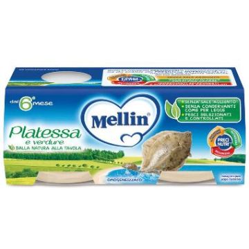 Mellin Omog Platessa 2x80g