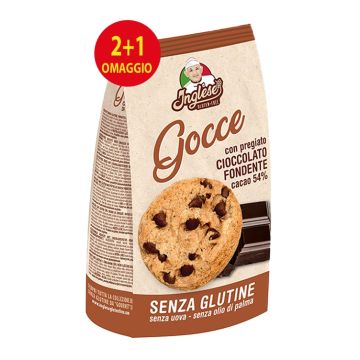 Inglese Biscotti Gocce Cioccolato 300 g Promo 2+1 in Omaggiosenza Uova