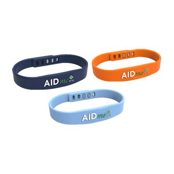 Aidme Bracciale Salvavita Blu