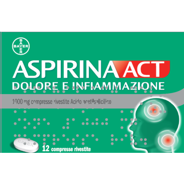 Aspirinaact Dol Inf*12cpr 1g