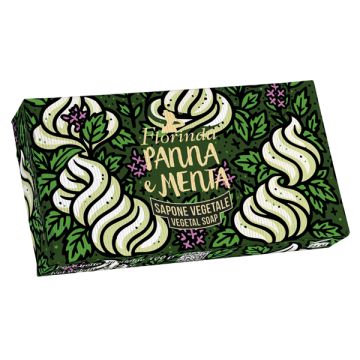Florinda i Cremosi Panna e Menta Sapone Vegetale 100 g