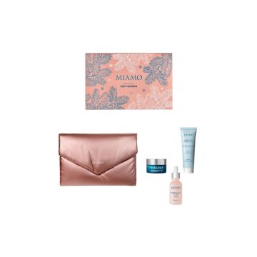 Miamo Protocollo Deep Nourish Cofanetto con Siero Nutriente 30ml + Detergente Lenitivo 50ml in Omaggio + Crema Rigenerante 10ml in Omaggio