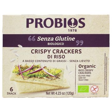 Crispy Crackers Riso 6 Pezzi da 20 g