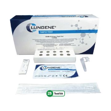 Test Antigenico Rapido Covid-19 Clungene Determinazione Qualitativa Antigeni Sars-cov-2 in Tamponi Nasofaringei/orofaringei Mediante Immunocromatografia 25 Pezzi Uso Professionale