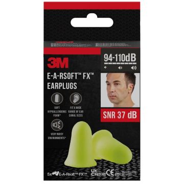 3m Inserti Auricolari Morbidi Earsoft fx 5 Paia