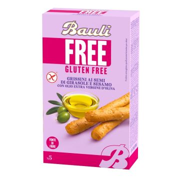 Bauli Free Grissini Semi Girasole e Sesamo 100 g