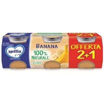 Mellin Omog Banana 3pz 100g