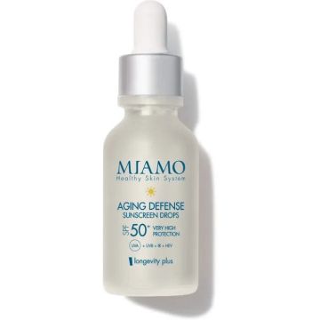Miamo Longevity Plus Aging Defense Sunscreen Drops Soft Gold30 ml